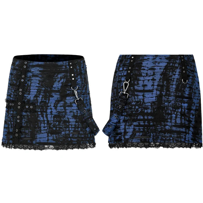 front and back of skirt on mannequin