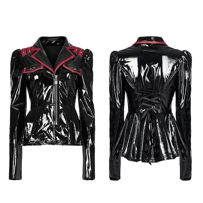 front and back of jacket on mannequin