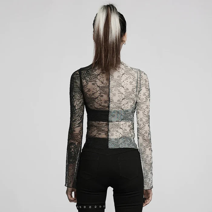 model showing back of top