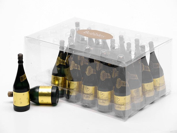 Box of Bubbles Wedding Cake Bottle (24 Pk)