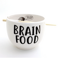 Brain Food Chopstick Bowl - Pine & Moss