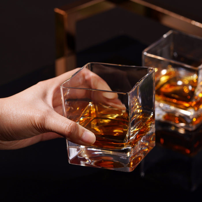 Braque Crystal Rocks Glasses (Online Only)