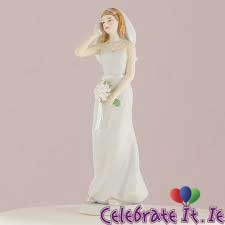 Bride on Phone - Cake Topper