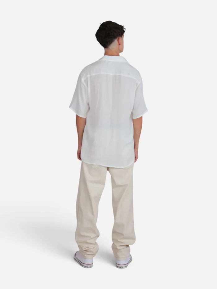 Camisa NTF Canarias Bambula Blanca