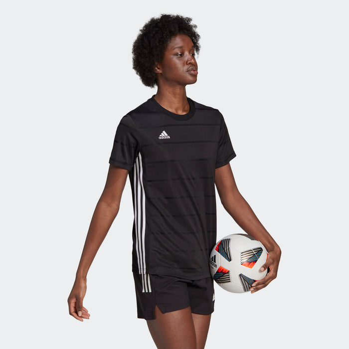 adidas CAMPEON 21 Soccer Jersey | Black | Women's