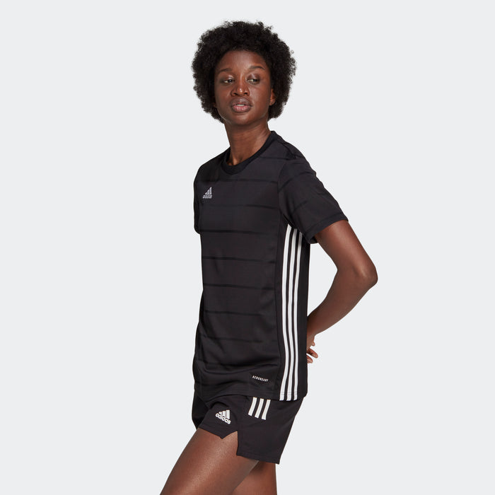 adidas CAMPEON 21 Soccer Jersey | Black | Women's