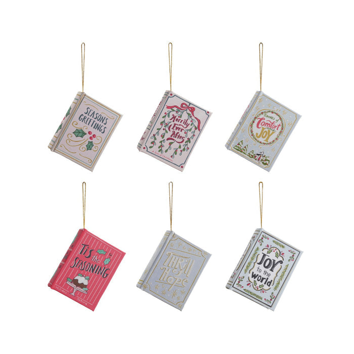 Canvas Book Ornaments