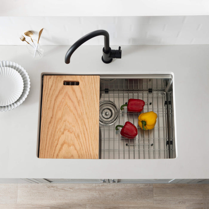 Casa Premium Kitchen Sink Solid Oak Cutting Board