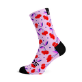 Cherry Pink Crew Socks