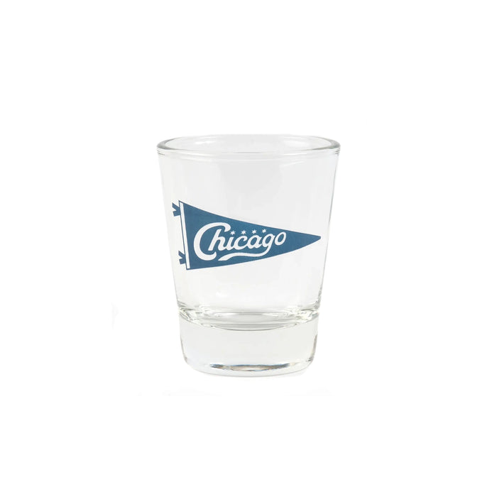Chicago Pennant Shot Glass