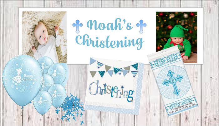 Christening Party Pack - Boys