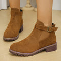 Chunky Heel Winter Boots for Women – Stylish & Cozy