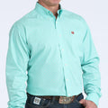 Cinch Men's L/S Classic Fit Geometric Print Button Down Western Shirt in Blue