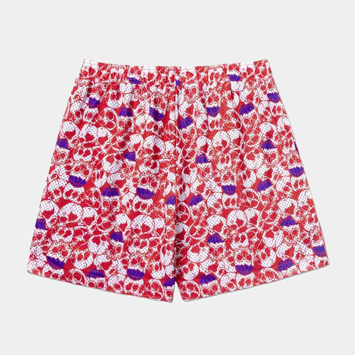 Rear view of the City Reapers Skull Shorts.