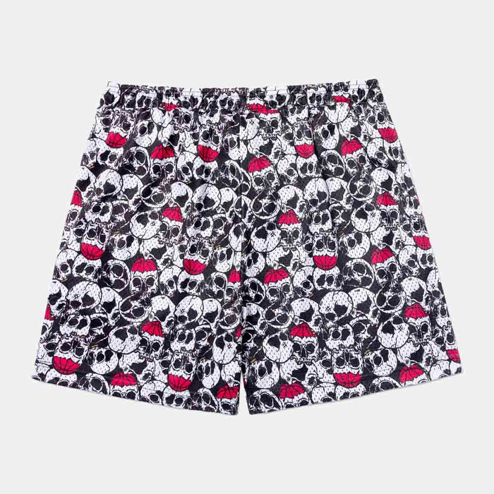 Rear view of the City Reapers Skull Shorts.