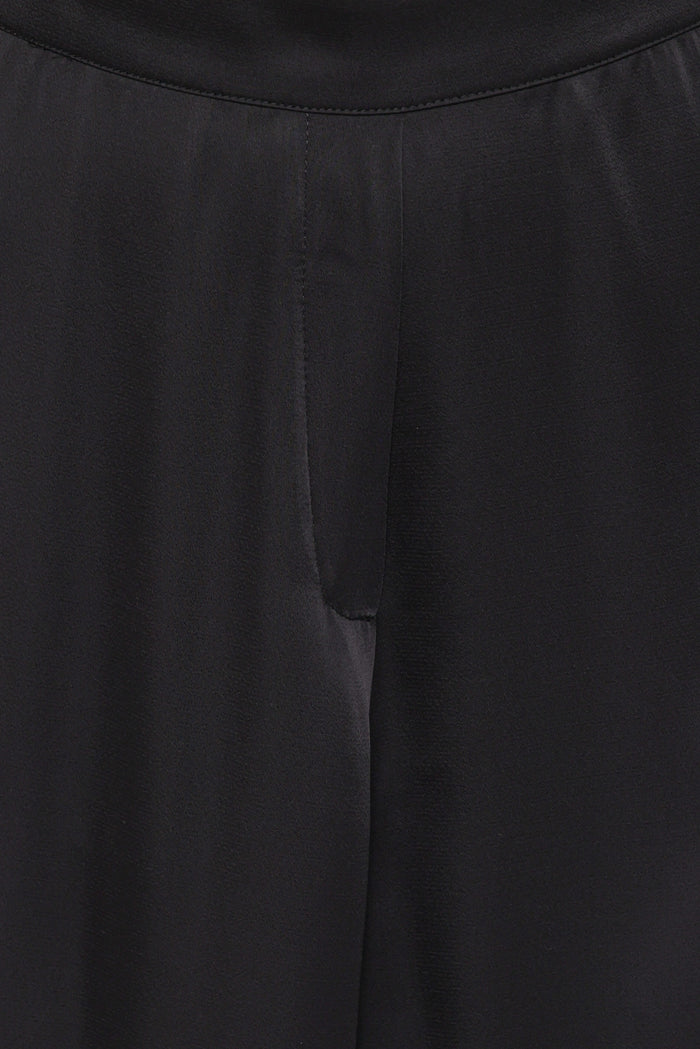 Petal and Pup USA BOTTOMS Clara Wide Leg Tailored Pant - Black