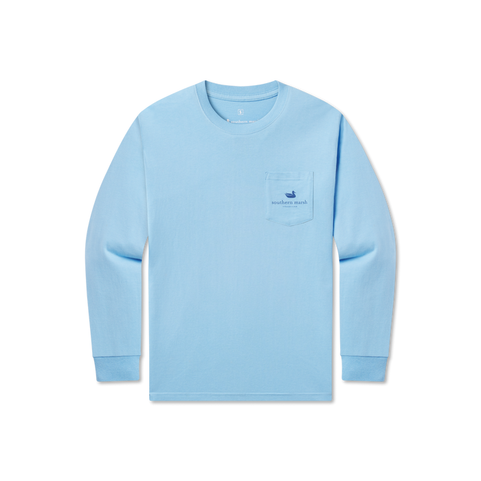 Breaker Blue | Cocktail Tee | Margarita | Long Sleeve | Front