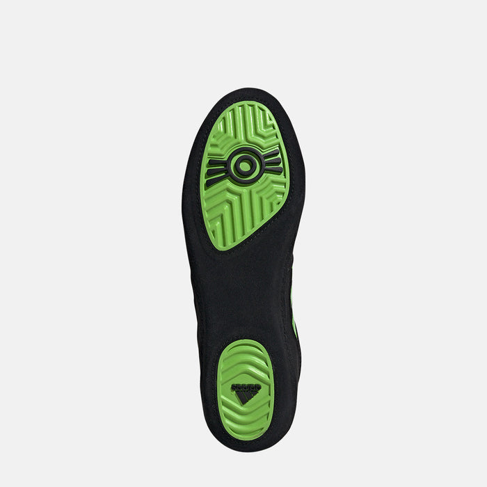 Bottom view of the Adidas Combat Speed 4 Wrestling Shoes.
