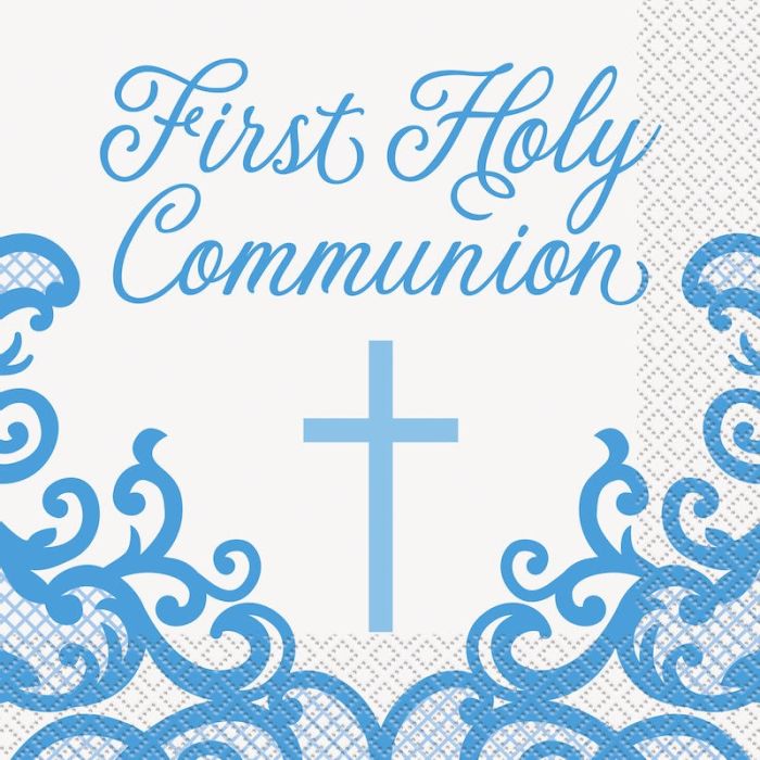 RELIGIOUS NAPKINS COMMUNION.