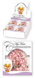 RELIGIOUS ROSARY - PINK