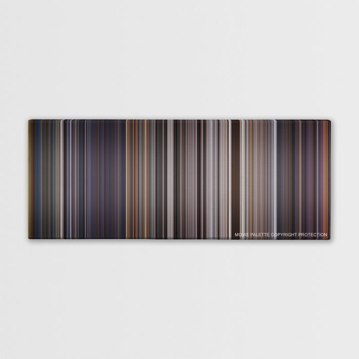 Con Air color palette canvas print: thousands of thin vertical stripes of color