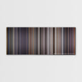 Con Air color palette canvas print: thousands of thin vertical stripes of color