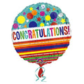 Congratulations Foil Balloon- Black