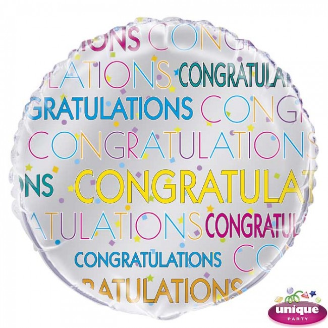 Congratulations Foil Balloon