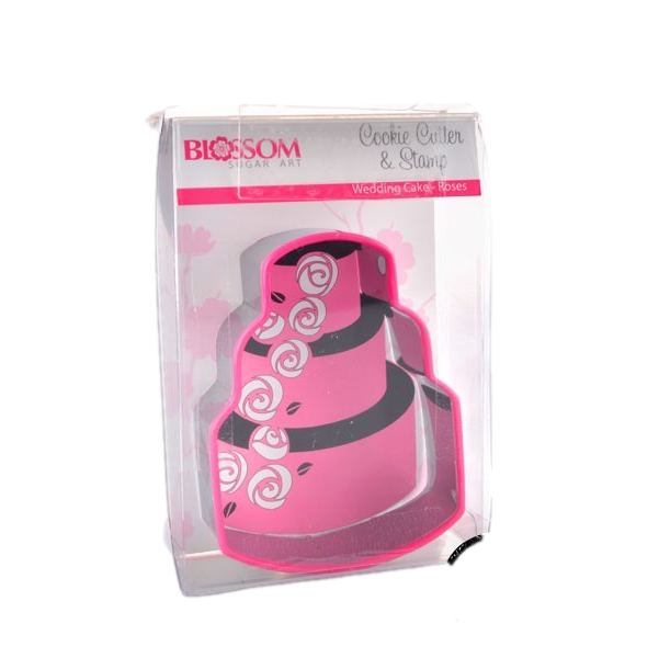 Cookie Cutter & Stamp - Wedding Cake Roses
