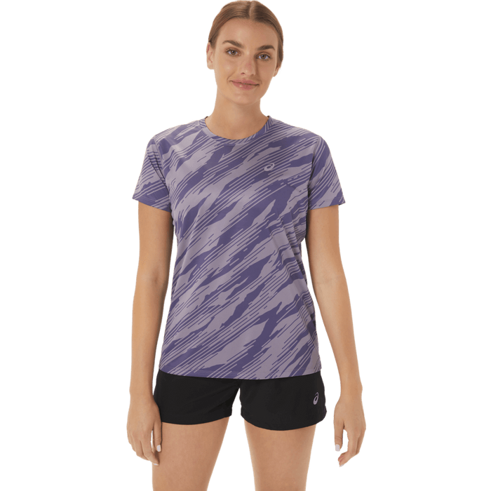 Asics Core All Over Print SS Top Women's - The Sweat Shop