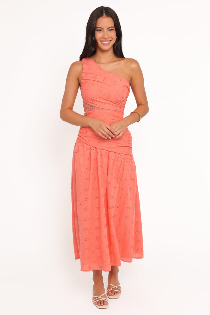 Petal and Pup USA DRESSES Corinne Maxi Dress - Coral