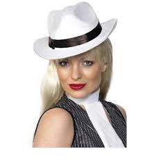 White Gangster Hat