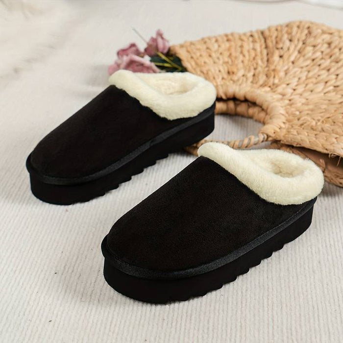 Cozy Slip-On Snow Boots for Women – Stylish & Warm for Winter Adventures