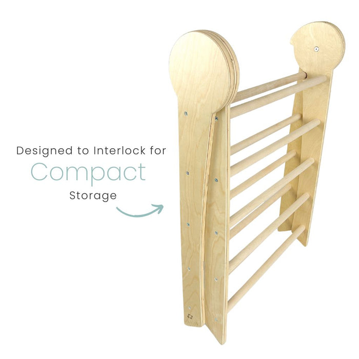 designed to interlock when standing so it can stand on its own from Sapiens Child.
