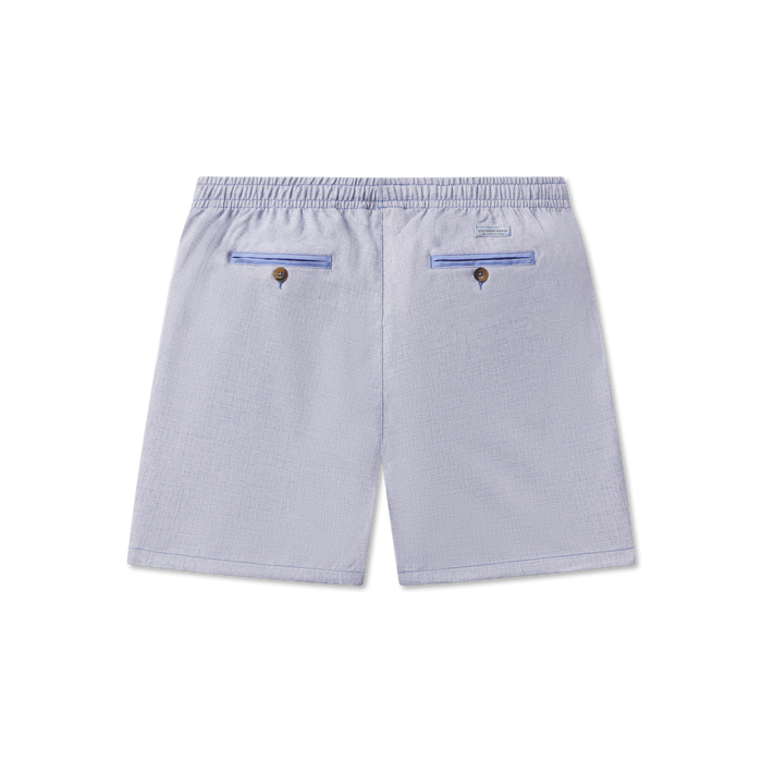 Light Blue | Crawford Casual Short | Mens Shorts | Back
