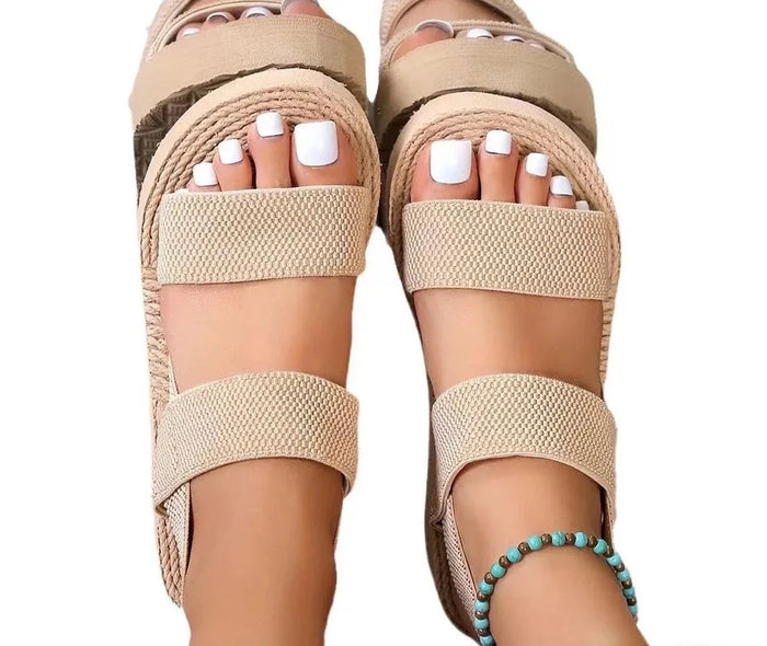 Crisscross Wedge Sandals for Women – Stylish & Comfortable