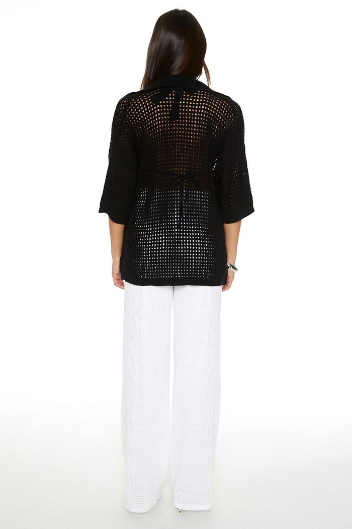 Crochet Straight-Leg Pants