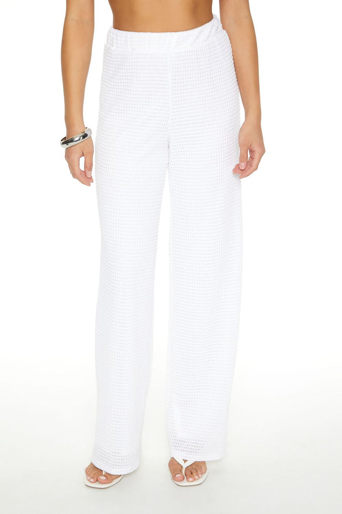 Crochet Straight-Leg Pants