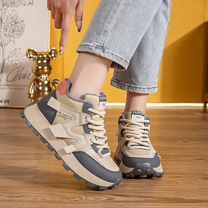 Thick-Sole Sports Shoes for Women – Warm & Stylish for Winter 1