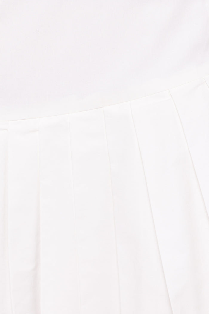 Petal and Pup USA BOTTOMS Cygnus Pleated Mini Skirt - White