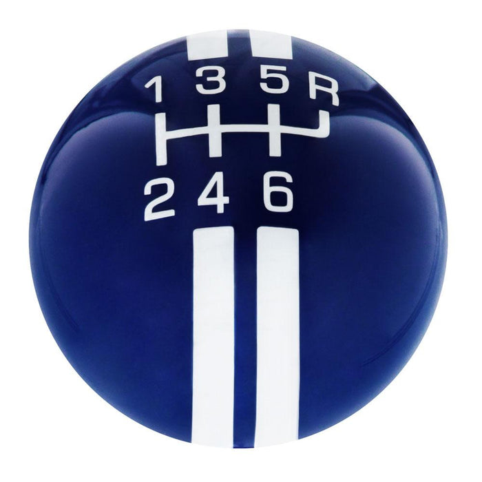 Royal Canes Dark Blue & Pearl Gray Rally Shift Round Knob Cane w/ Custom Color Ash Shaft & Collar