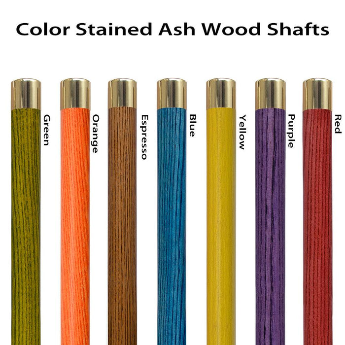 Royal Canes Dark Blue & Pearl Gray Rally Shift Round Knob Cane w/ Custom Color Ash Shaft & Collar