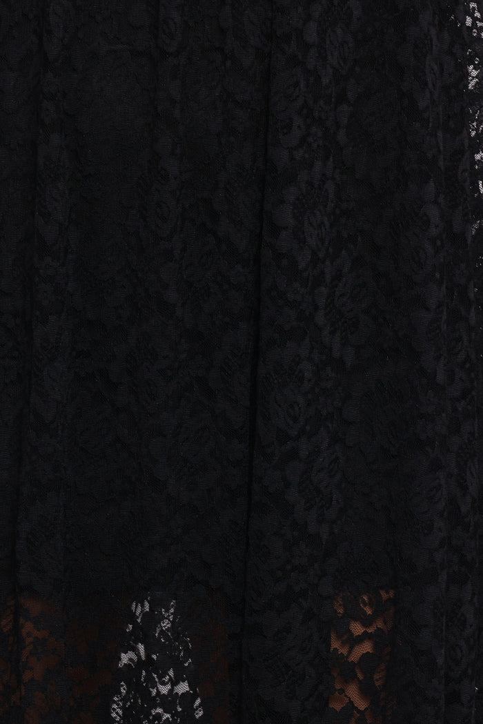 Petal and Pup USA DRESSES Davina Maxi Dress - Black Lace