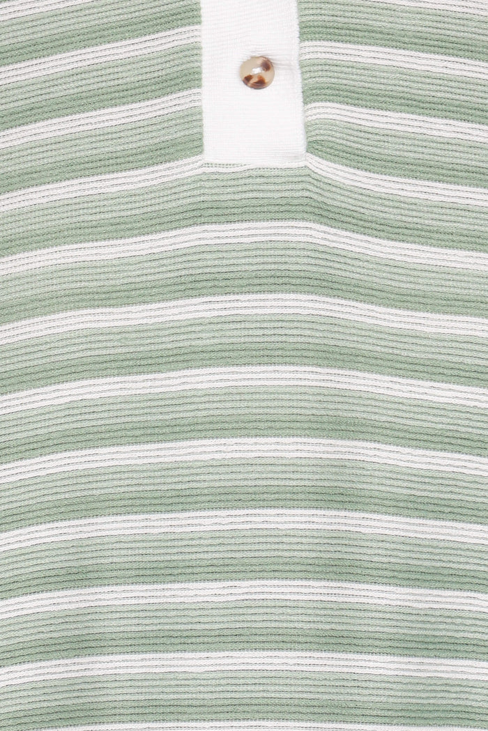 Petal and Pup USA SETS Dealia Knit Short Set - Sage Stripe