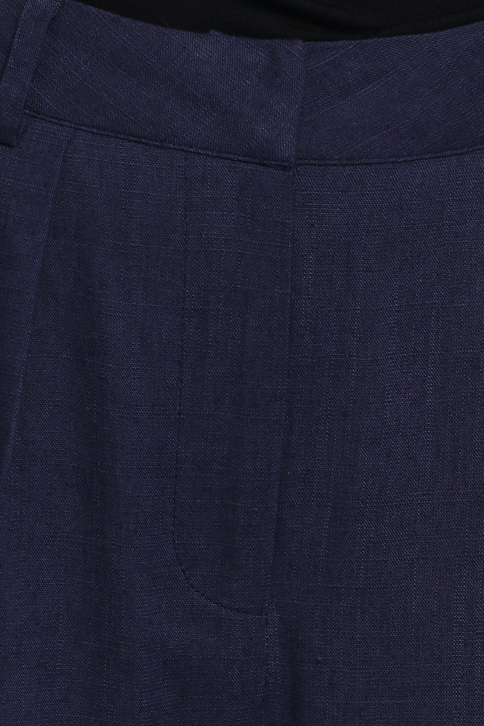 Petal and Pup USA BOTTOMS Dean Linen Pants - Navy