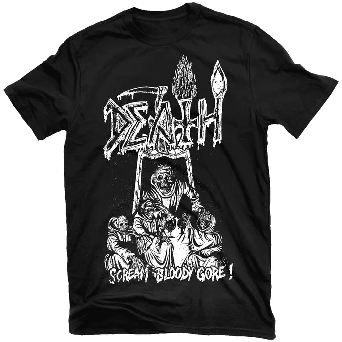 front of shirt on display