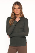 Petal and Pup USA TOPS Delphine Top - Dark Green