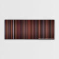 Die Hard 2 color palette canvas print: thousands of thin vertical stripes of color