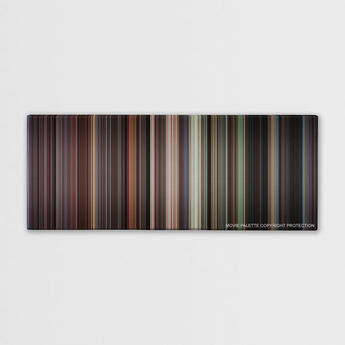 Donnie Brasco color palette canvas print: thousands of thin vertical stripes of color
