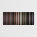 Donnie Brasco color palette canvas print: thousands of thin vertical stripes of color